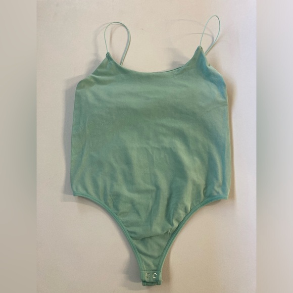 Free People Intimately Seafoam Green Bodysuit - Picture 1 of 5